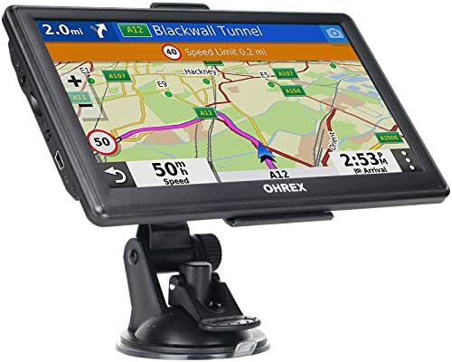 OHREX N700 GPS Navigator for Car Truck RV 2025,Truck GPS Commercial Drivers,Large 7”Trucker GPS,Latest 2026 Map with Free Lifetime Updates,Custom Routing,Driver Alerts